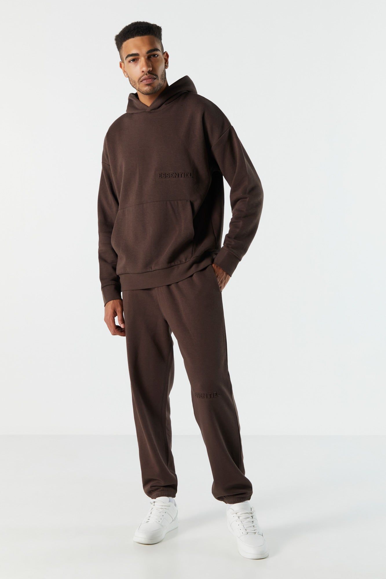 Haut à capuchon en molleton essentiel embossé sold by Urban Planet product image thumbnail 3