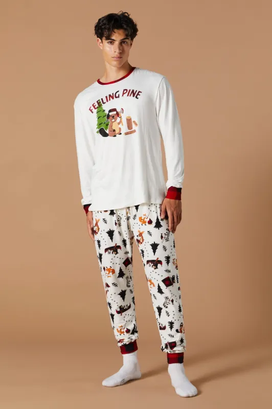 Fammy Jammies Wildlife 2 Piece Pajama Set sold by Urban Planet