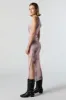Robe midi sans manches en filet imprimé sold by Urban Planet