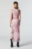 Robe midi sans manches en filet imprimé sold by Urban Planet