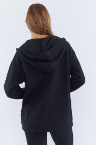 Haut surdimensionné à capuchon en molleton avec fermeture à glissière sold by Urban Planet