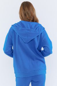 Haut surdimensionné à capuchon en molleton avec fermeture à glissière sold by Urban Planet