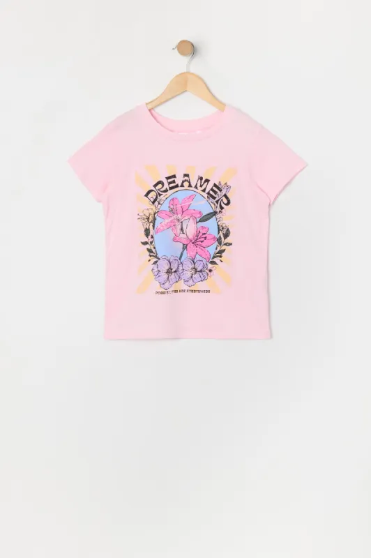 Girls Dreamer Graphic T-Shirt sold by Urban Planet
