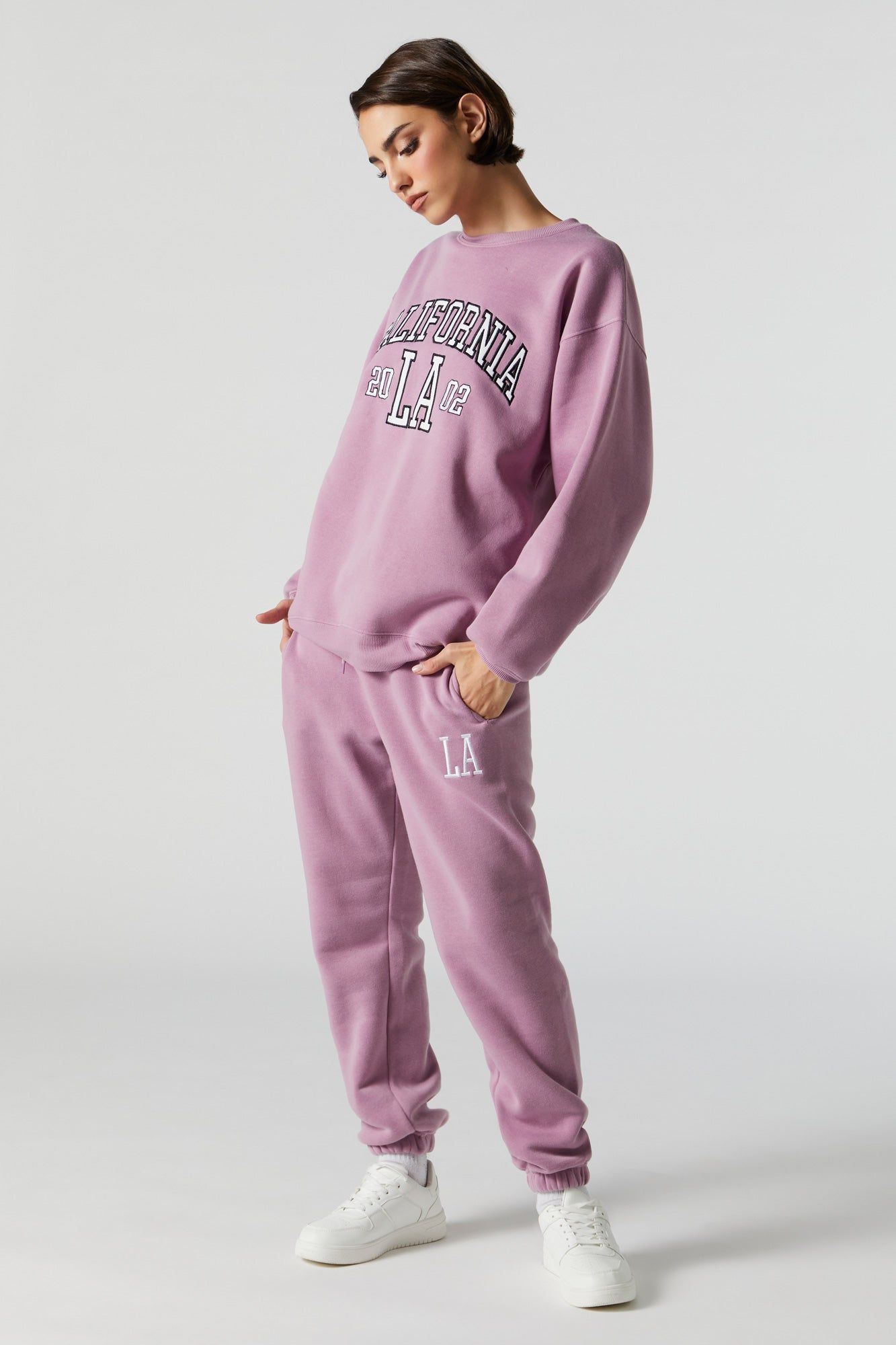 California Embroidered Fleece Jogger sold by Urban Planet