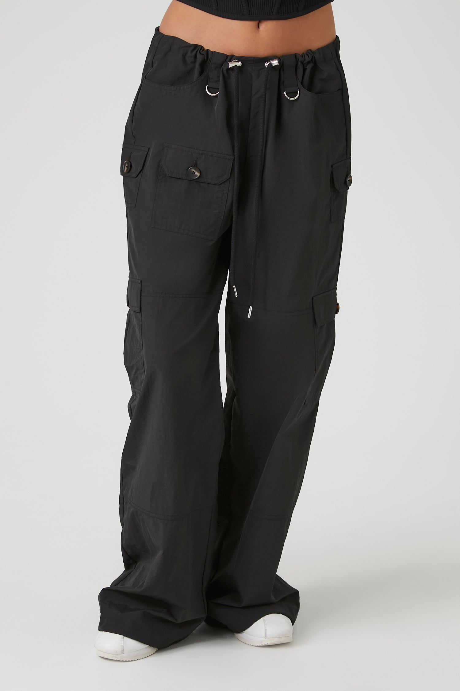 Pantalon cargo mi-taille avec taille coulissante sold by Urban Planet product image thumbnail 2