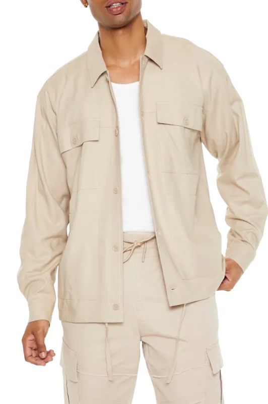 Button Front Jacket sold by Urban Planet