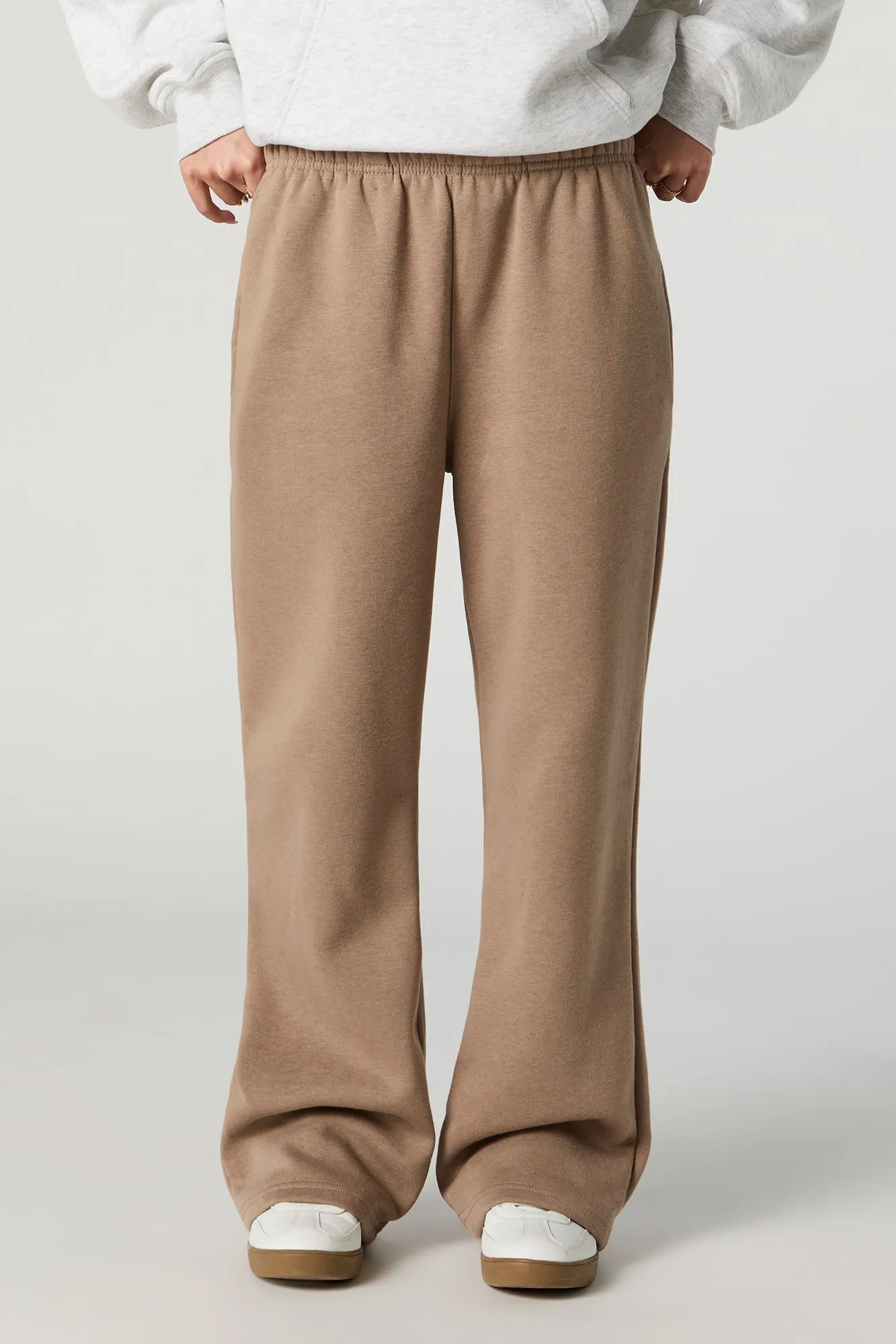 Fleece Wide Leg Sweatpant sold by Urban Planet product image thumbnail 2