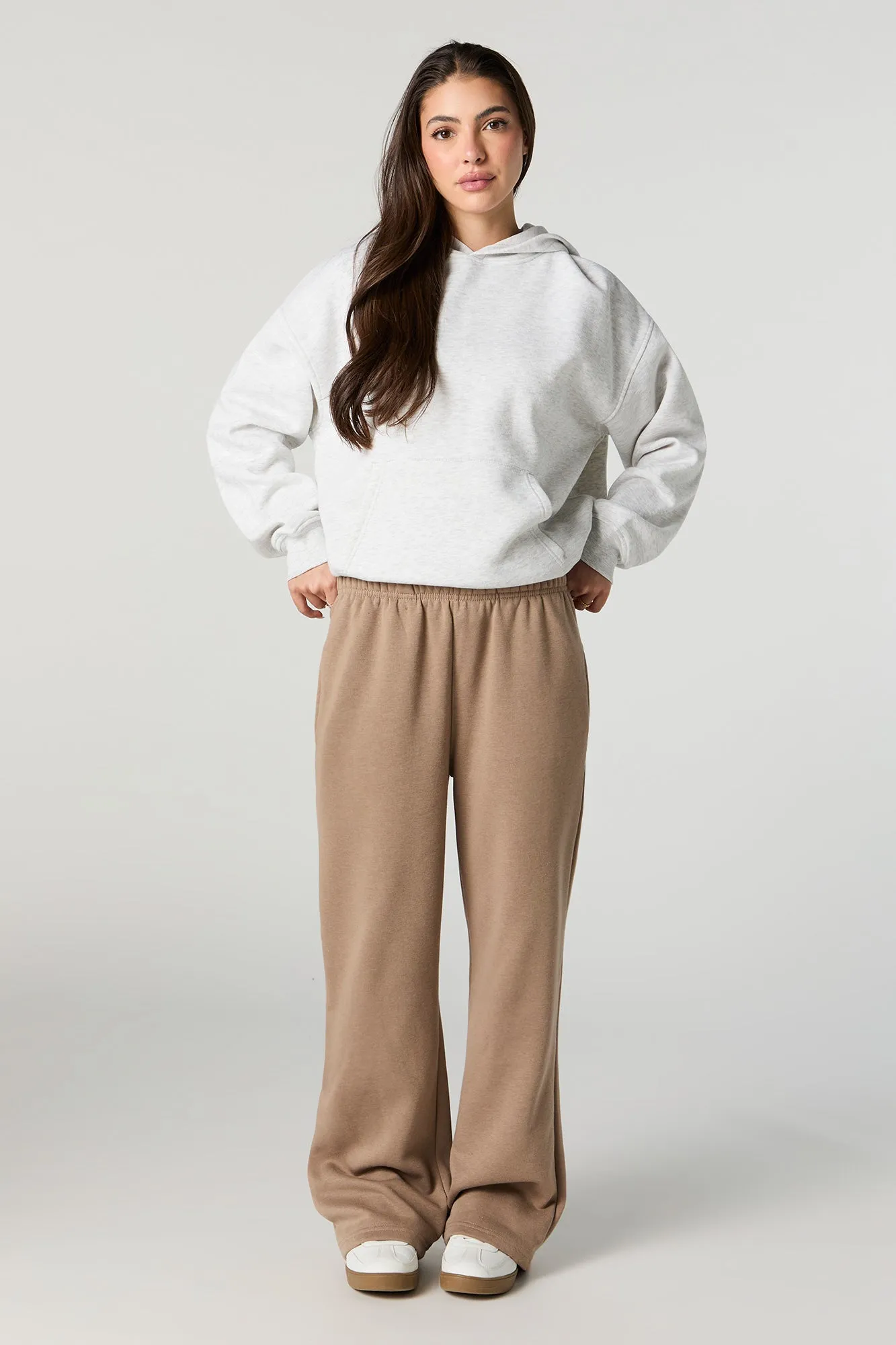 Fleece Wide Leg Sweatpant sold by Urban Planet