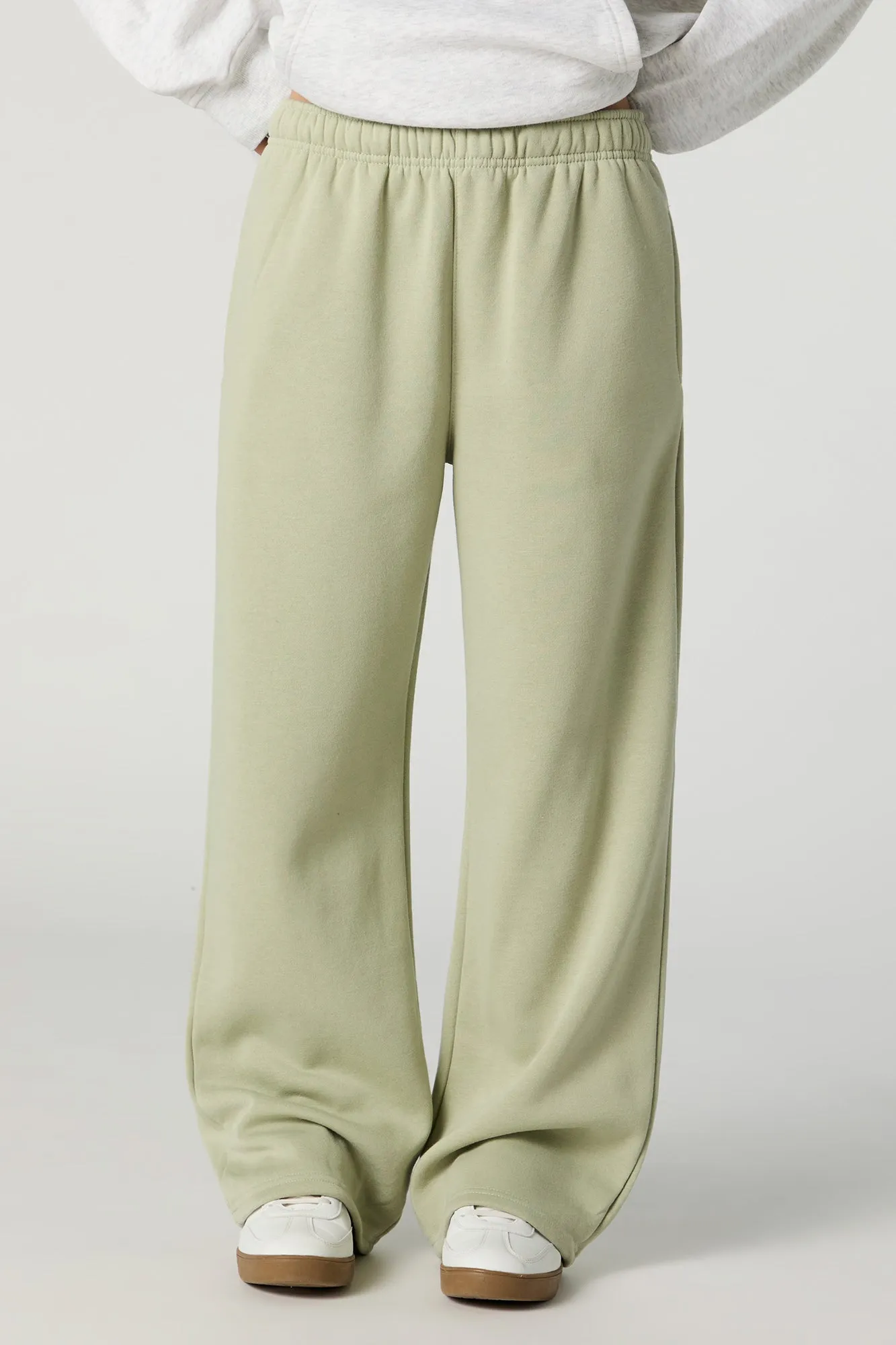 Fleece Wide Leg Sweatpant sold by Urban Planet product image thumbnail 5