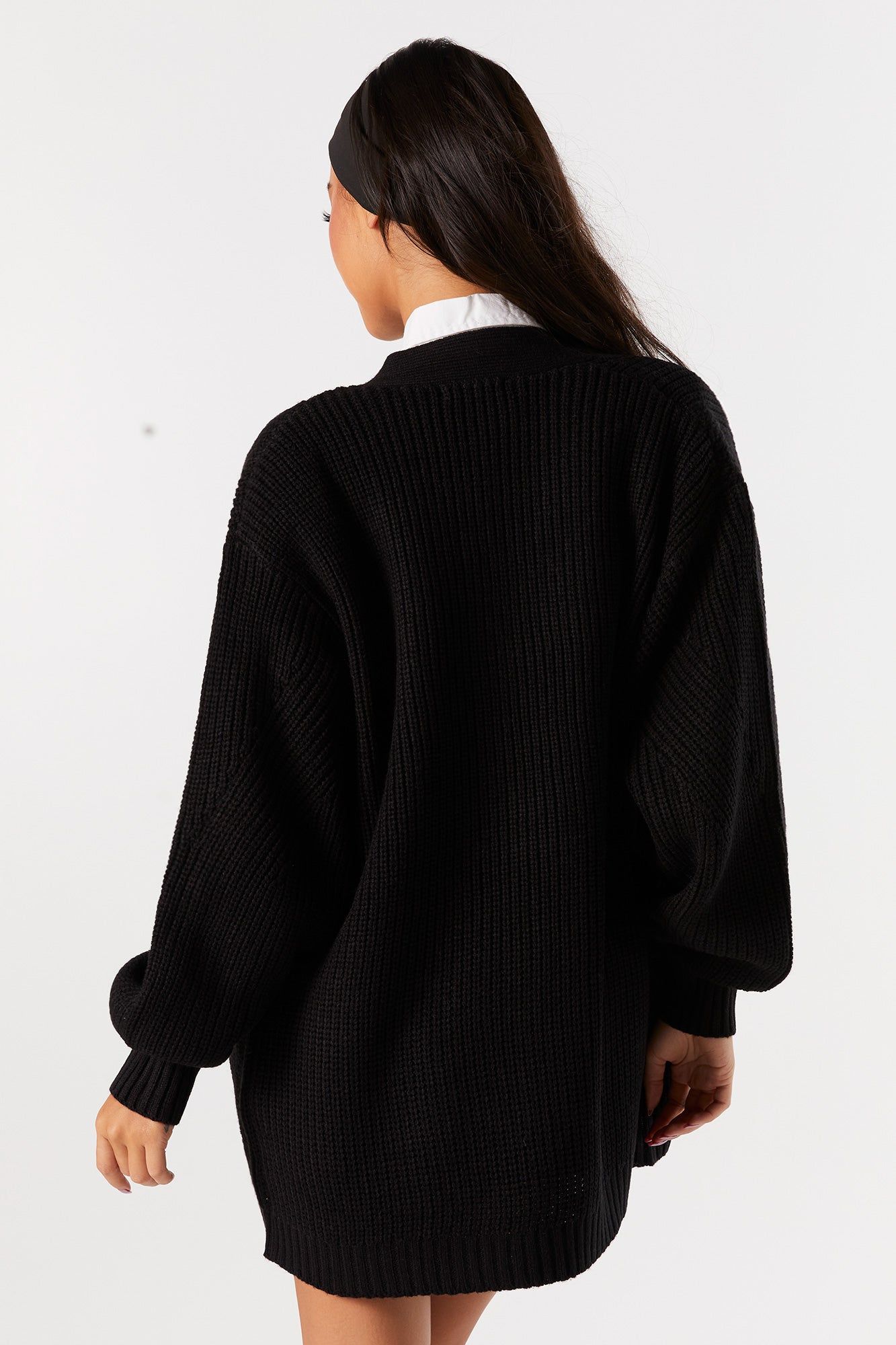 Mid Length Open Knit Cardigan sold by Urban Planet product image thumbnail 2
