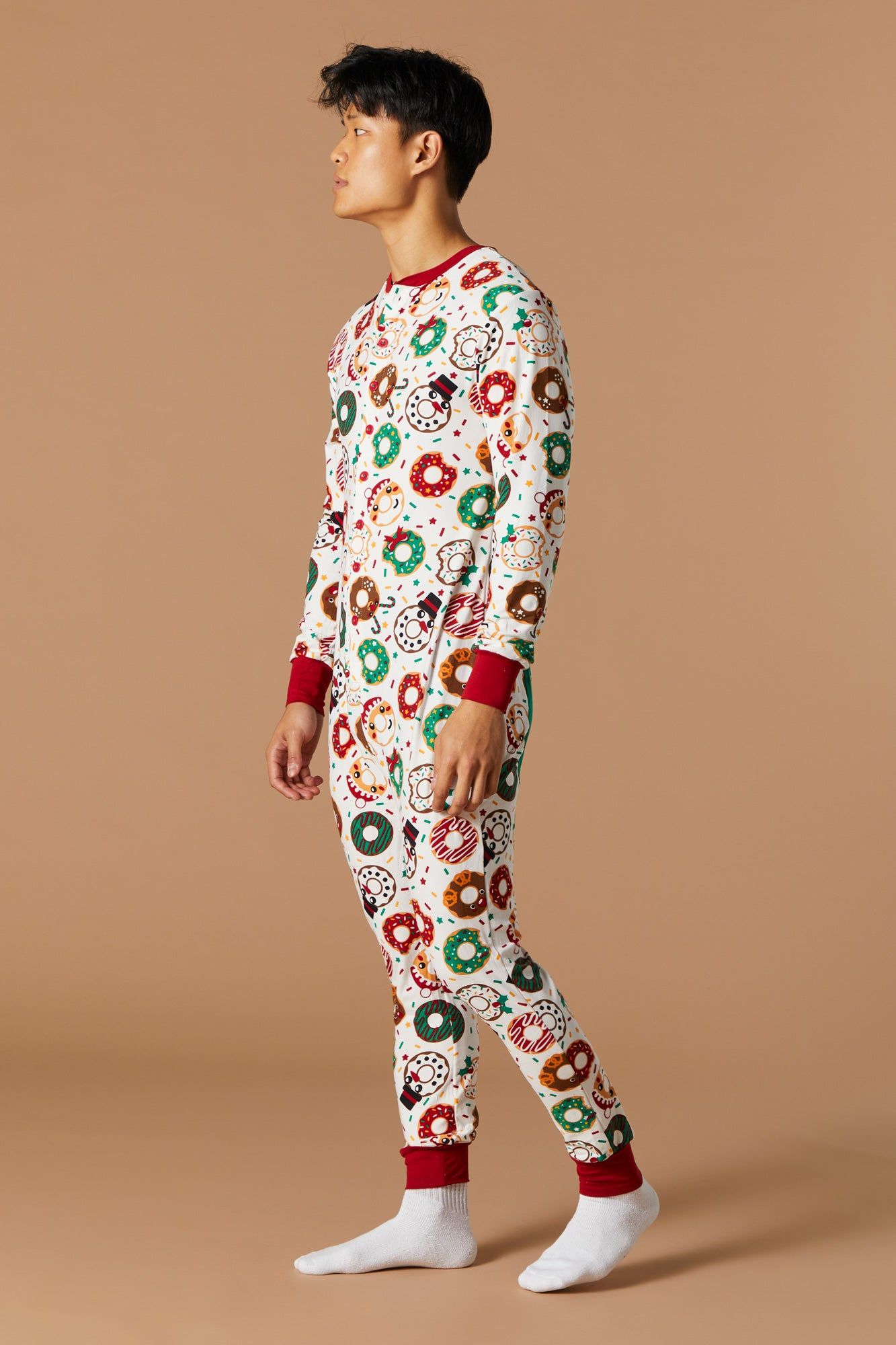 Unisex Fammy Jammies Xmas Donut Onesie sold by Urban Planet product image thumbnail 5
