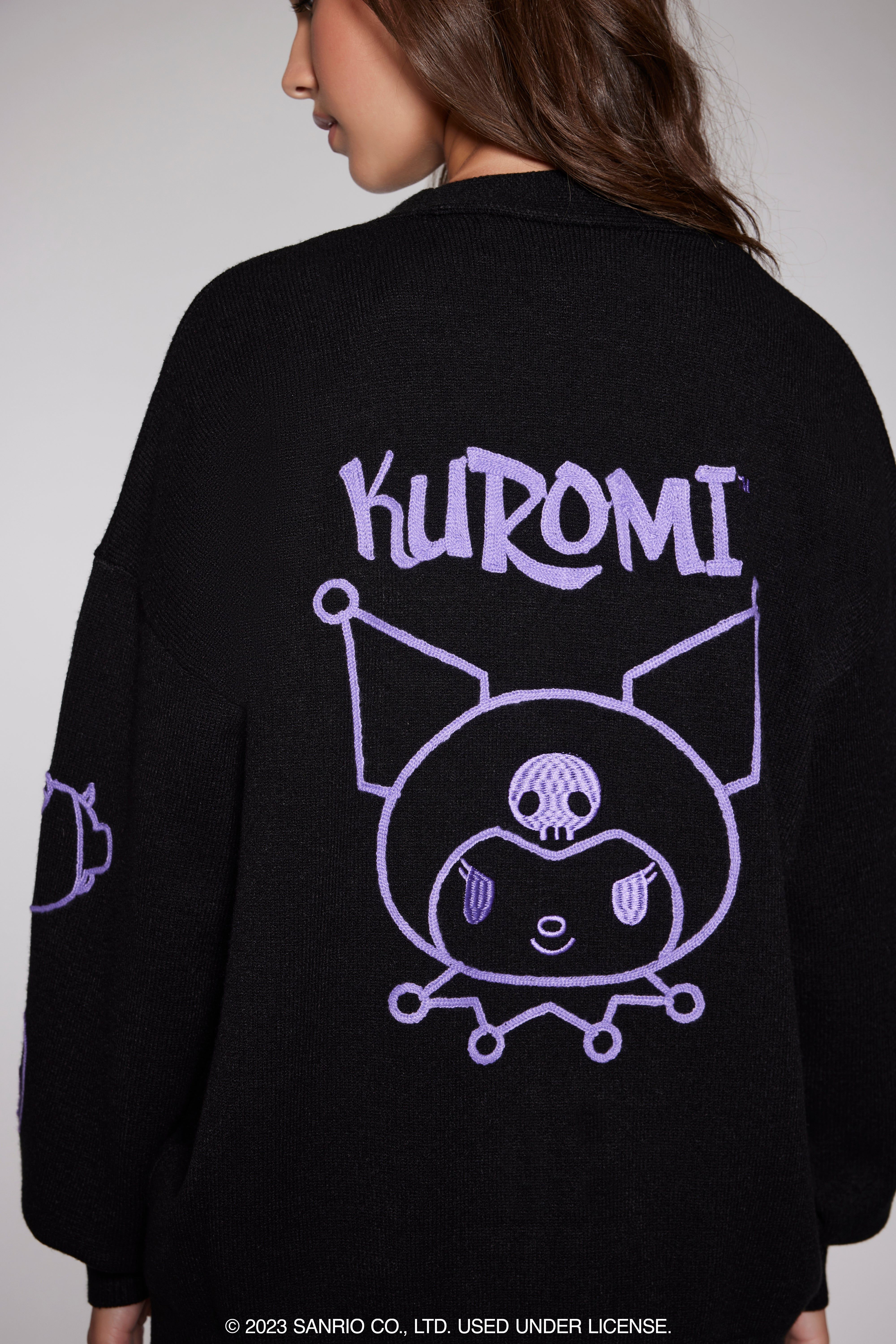 Cardigan à imprimé Kuromi avec chaîne sold by Urban Planet product image thumbnail 6