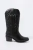 Faux Leather Tall Western Boot sold by Urban Planet