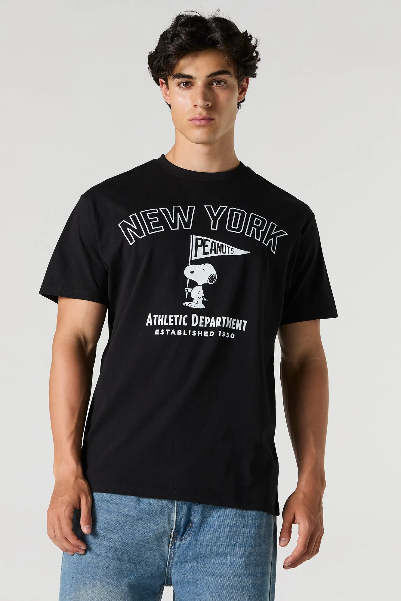 Peanuts New York Graphic T-Shirt sold by Urban Planet