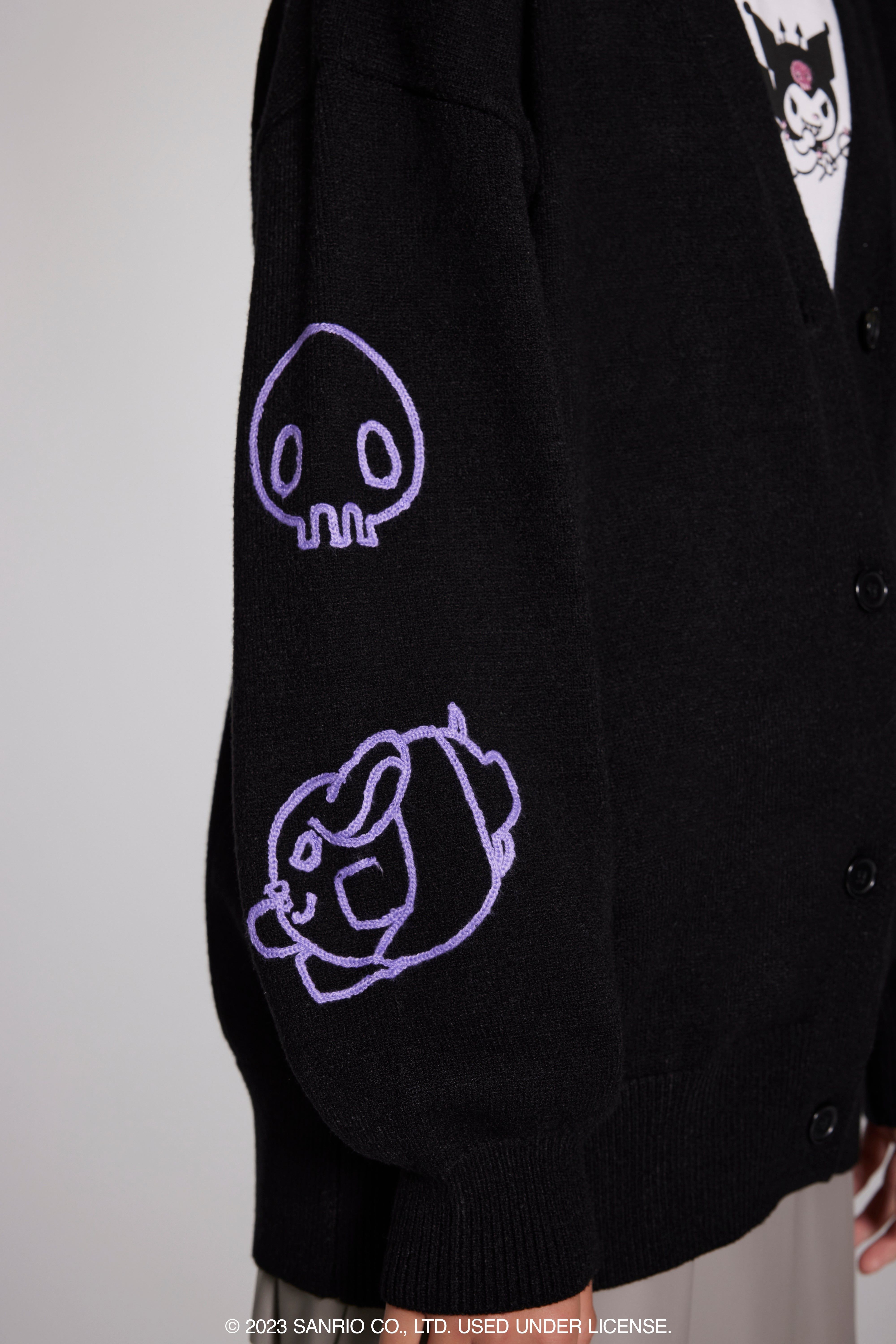 Cardigan à imprimé Kuromi avec chaîne sold by Urban Planet product image thumbnail 7