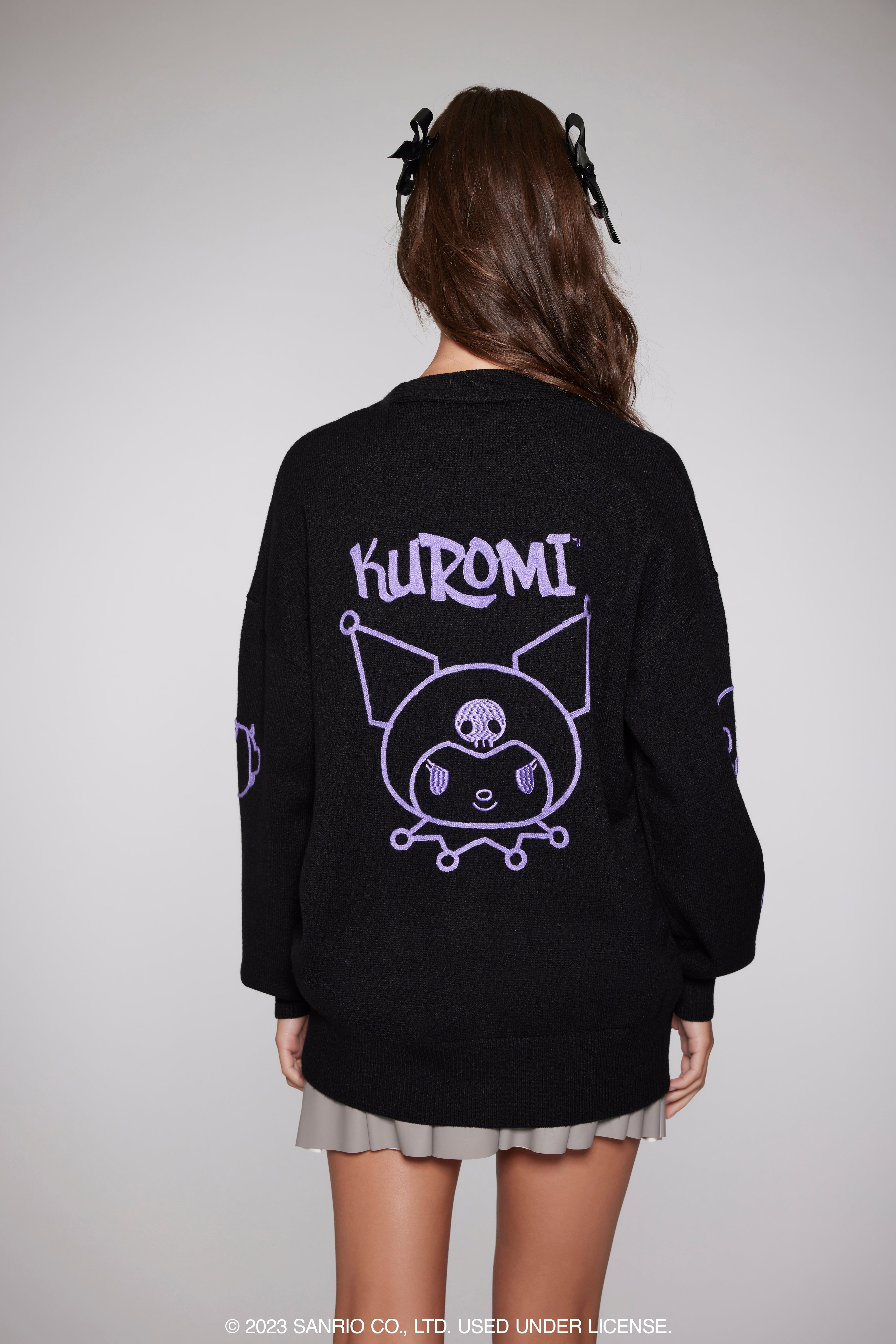 Cardigan à imprimé Kuromi avec chaîne sold by Urban Planet product image thumbnail 2