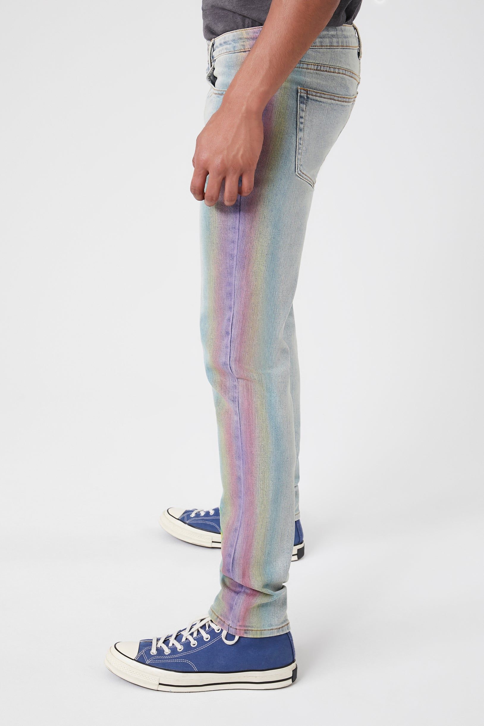 Flower Graphic Slim Jean sold by Urban Planet product image thumbnail 5