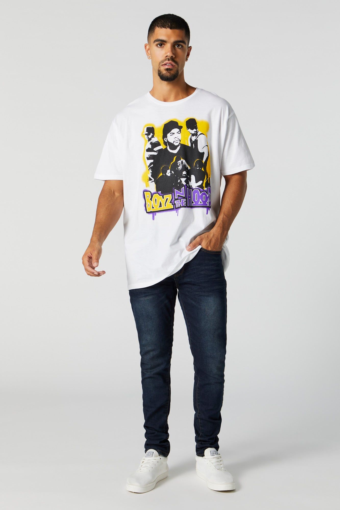 Le jean le plus ajusté délavé foncé sold by Urban Planet product image thumbnail 2