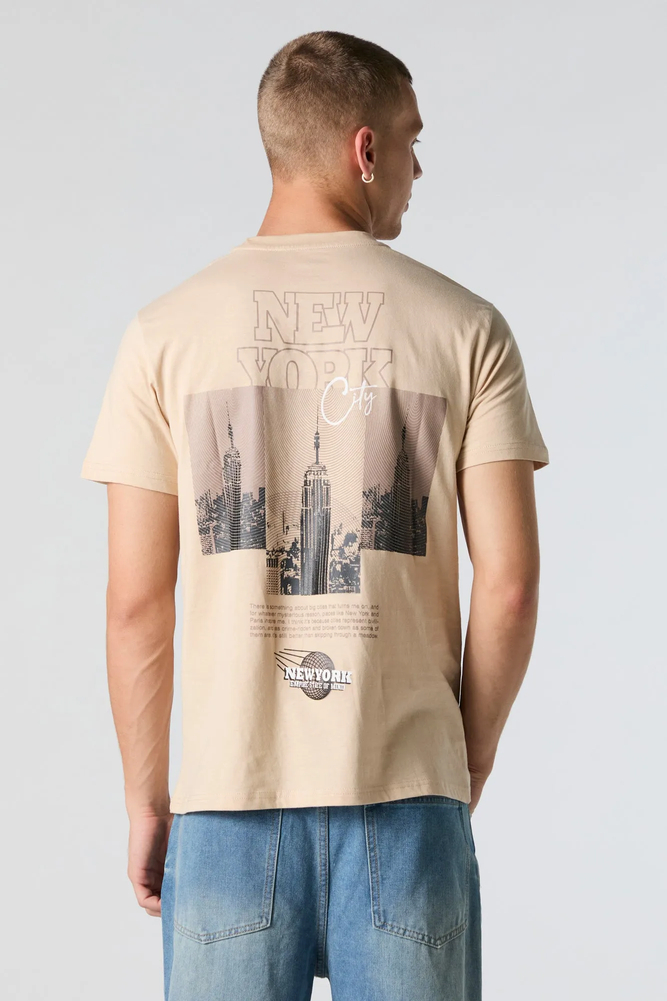 New York City Graphic T-Shirt sold by Urban Planet product image thumbnail 5