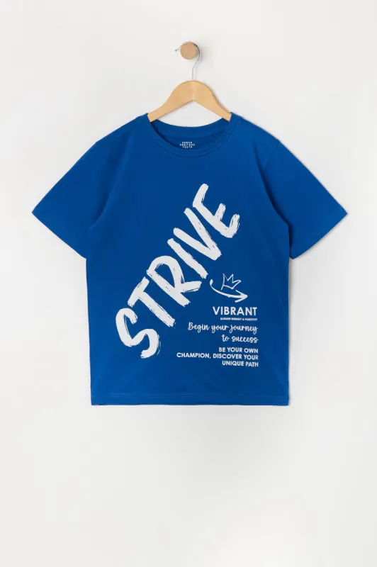 T-shirt à imprimé Strive pour garçon sold by Urban Planet