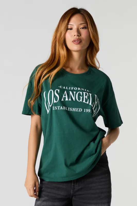 Los Angeles 1995 Graphic Boyfriend T-Shirt sold by Urban Planet