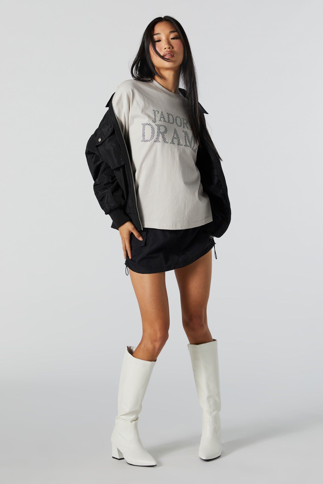 J'adore Drama Graphic T-Shirt sold by Urban Planet product image thumbnail 3
