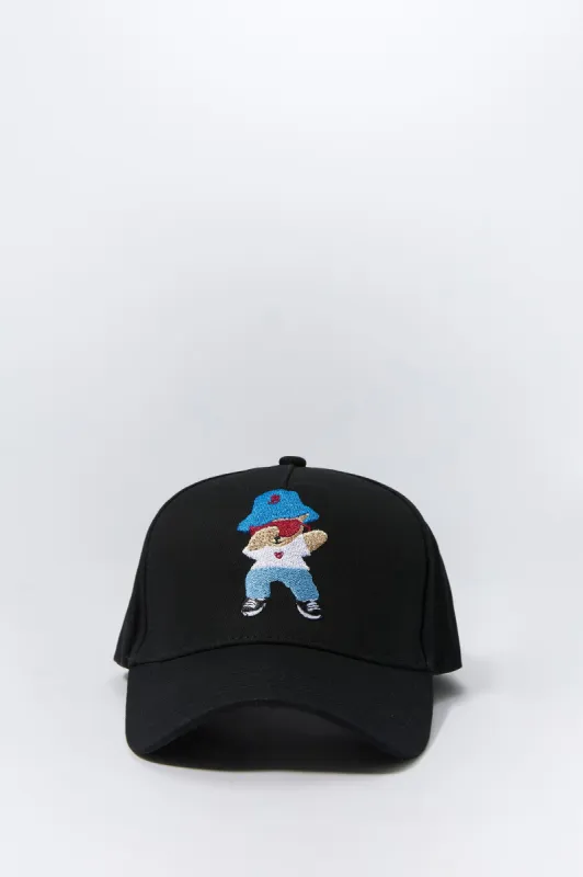 Casquette de baseball avec motif brodé Dabbing Bear pour garçon sold by Urban Planet