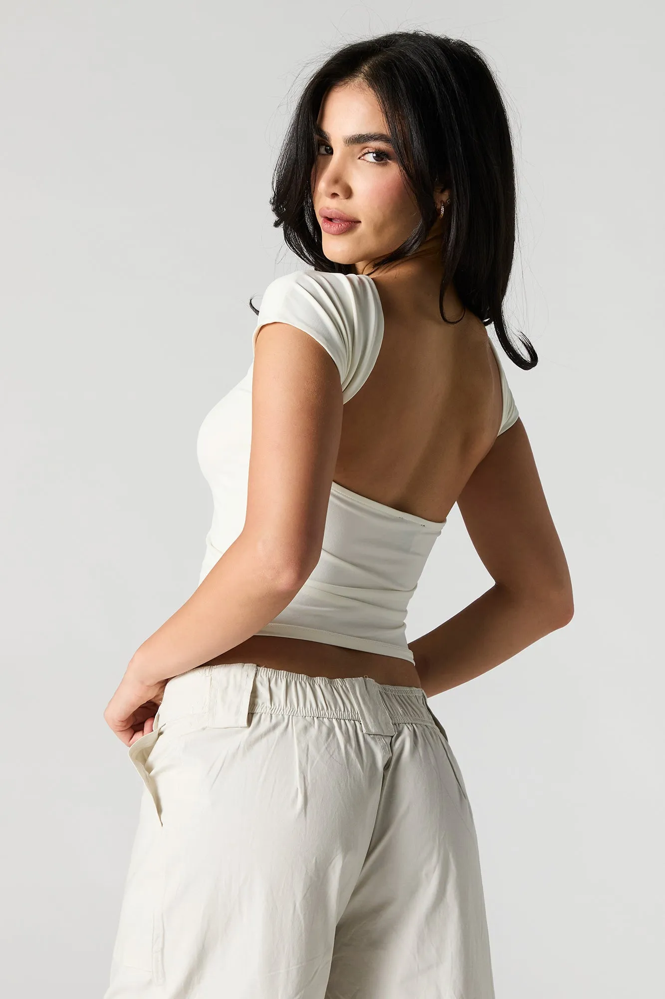 T-shirt ultracourt profilé sold by Urban Planet product image thumbnail 2