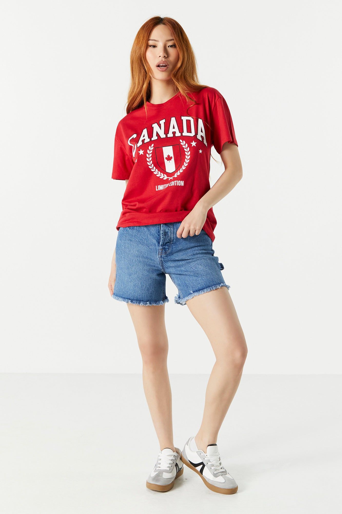 T-shirt de coupe garçonne à imprimé Canada Limited Edition sold by Urban Planet product image thumbnail 3