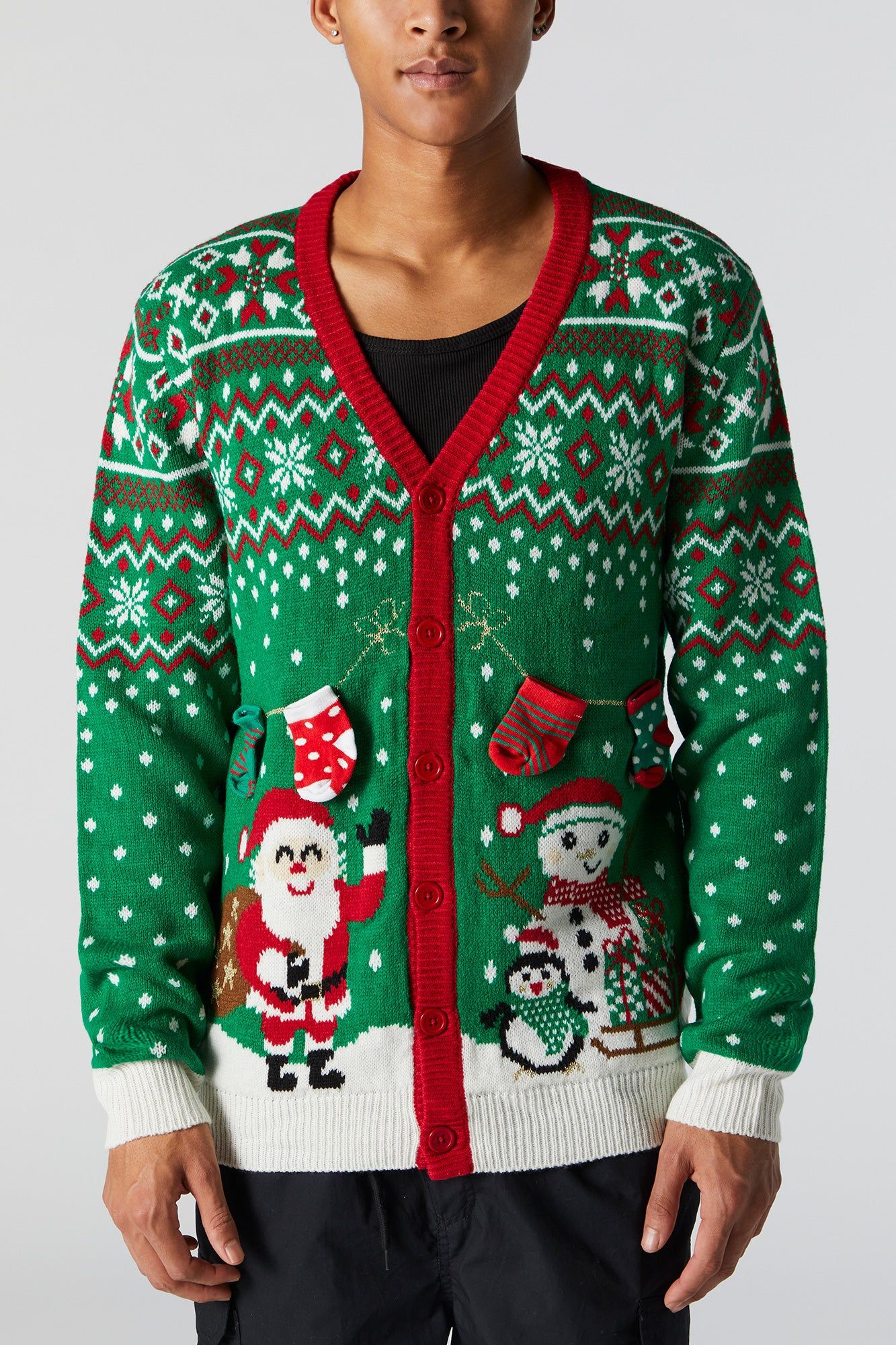 Ugly Xmas Cardigan sold by Urban Planet product image thumbnail 4