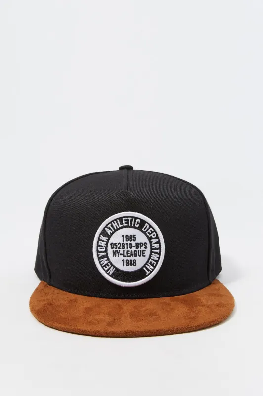 Boys NY Athletic Department Snapback Hat sold by Urban Planet
