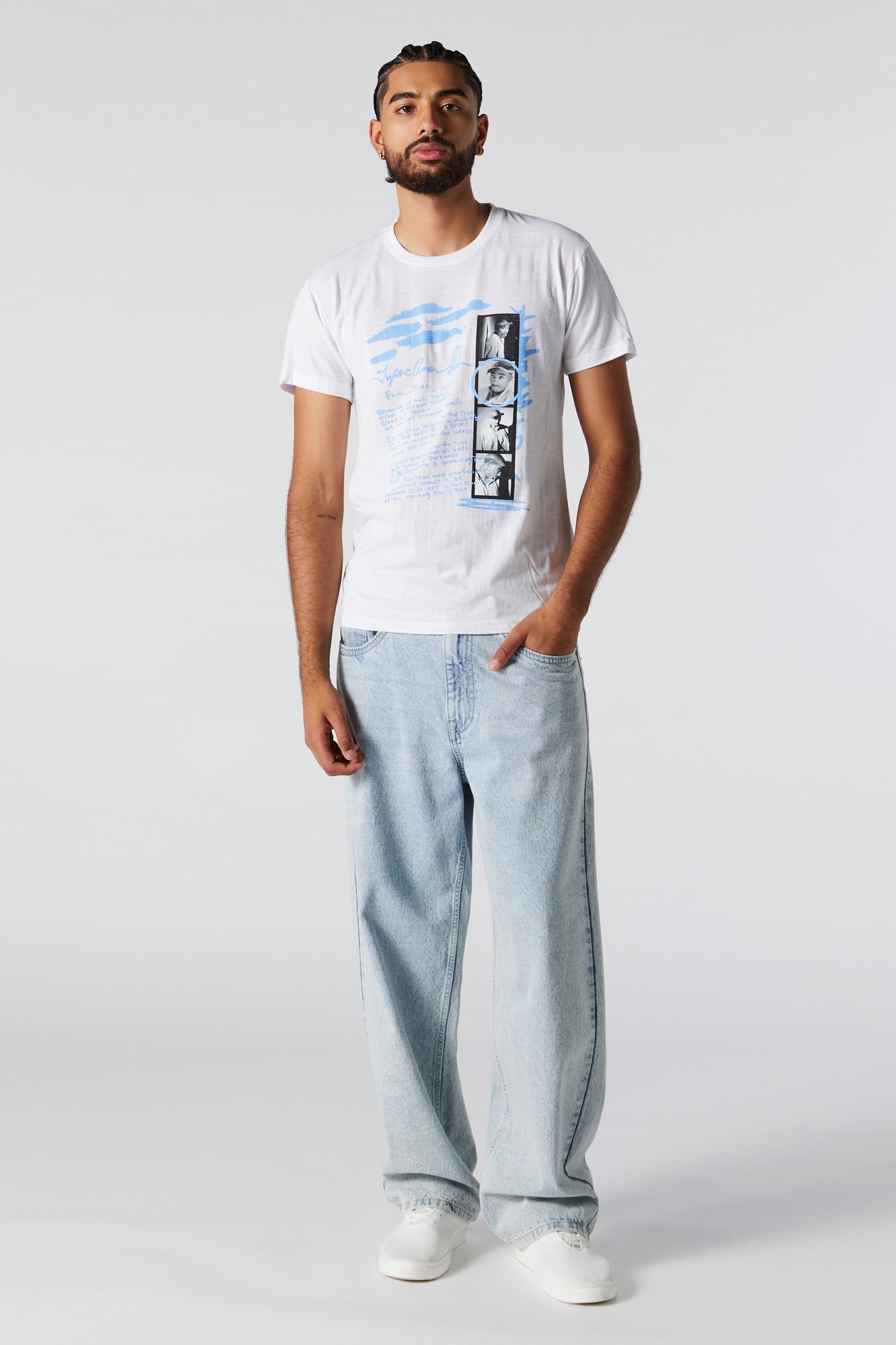 Tupac Family Tree Graphic T-Shirt sold by Urban Planet product image thumbnail 3