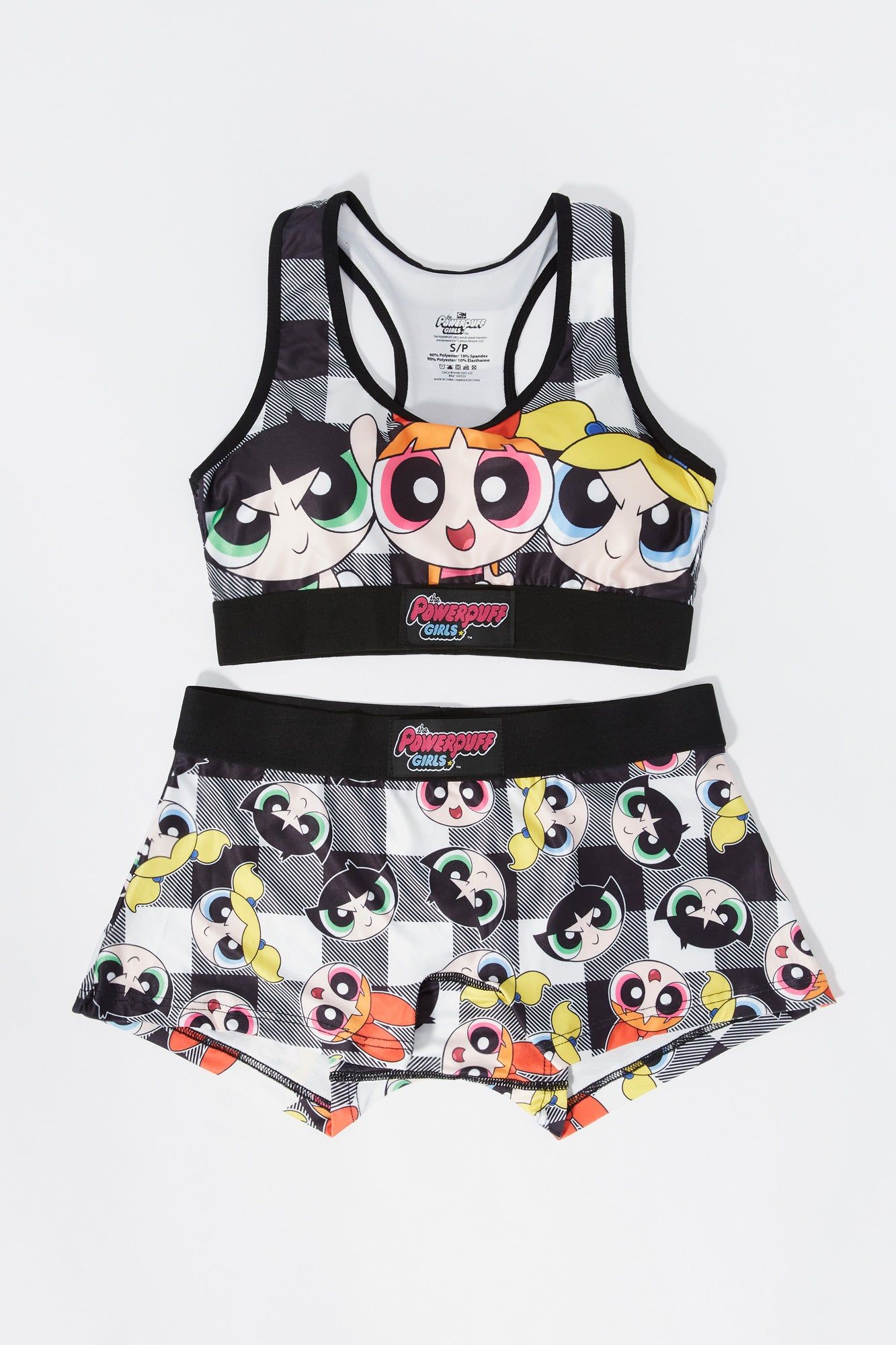 Powerpuff Girls Sports Bra and Boy Short Set sold by Urban Planet product image thumbnail 2