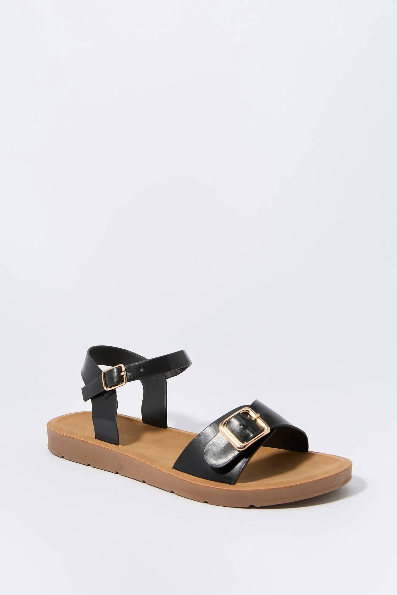 Faux Leather Buckle Sandal sold by Urban Planet product image thumbnail 3