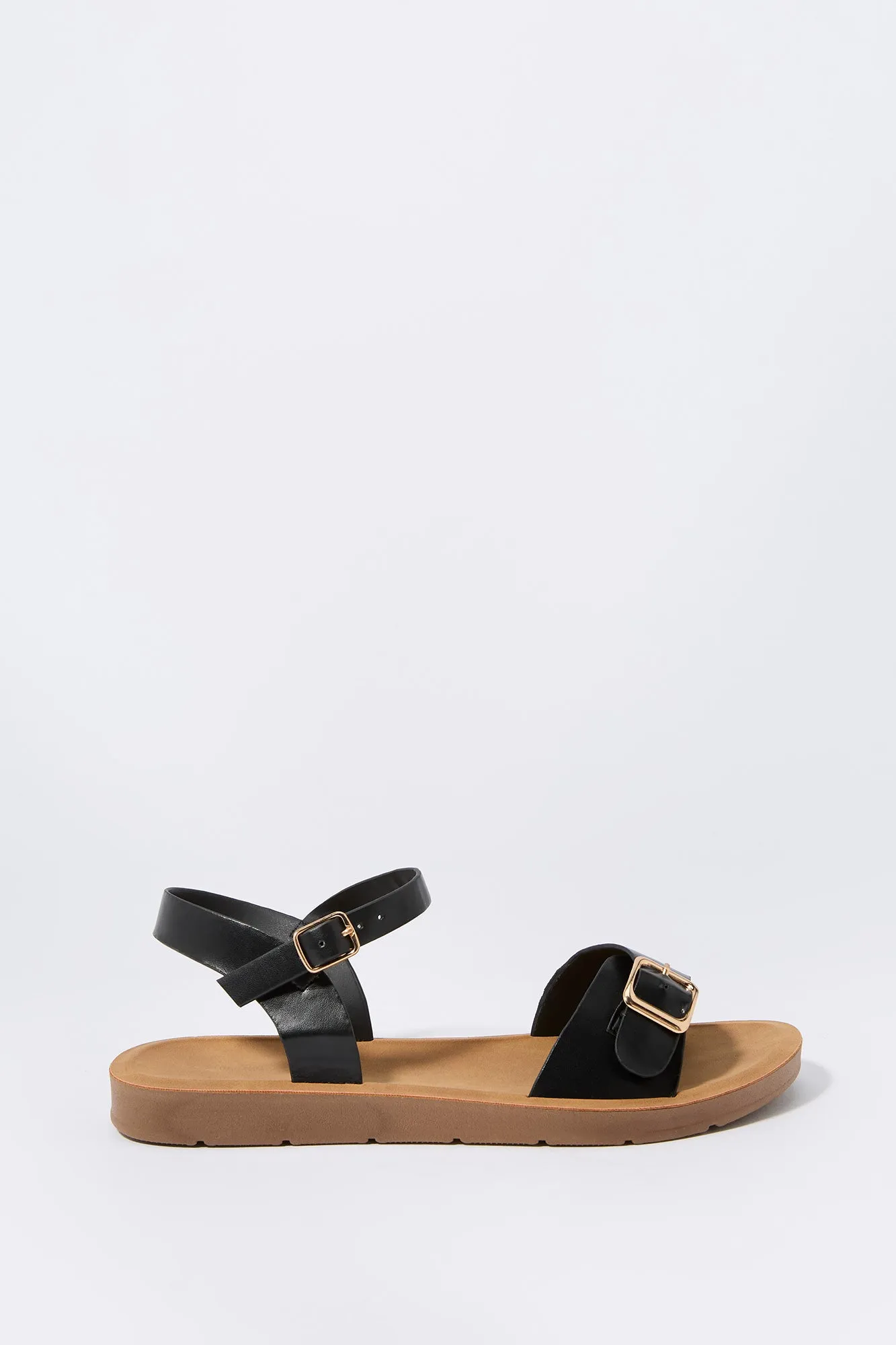 Faux Leather Buckle Sandal sold by Urban Planet product image thumbnail 2