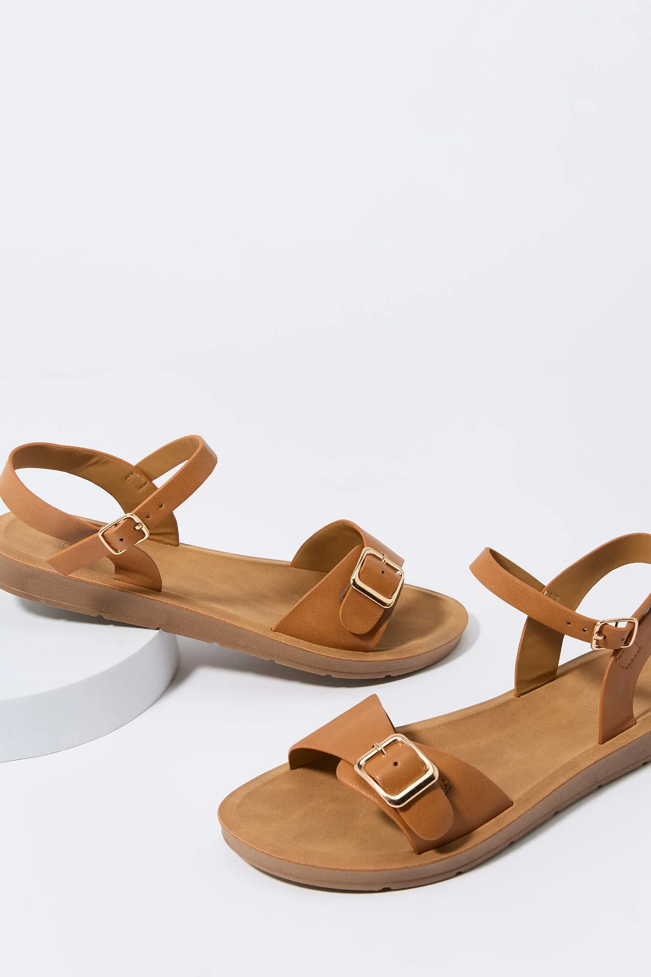 Faux Leather Buckle Sandal sold by Urban Planet product image thumbnail 5