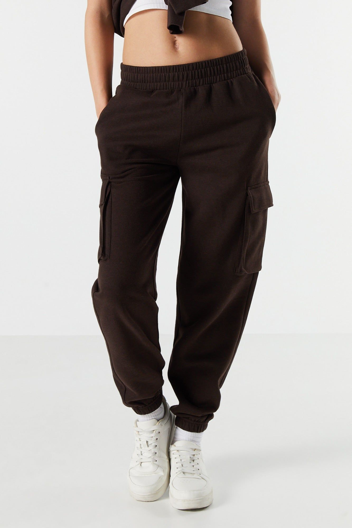 Fleece Cargo Jogger sold by Urban Planet product image thumbnail 5