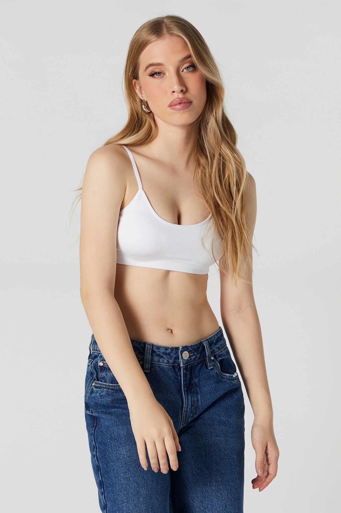 Seamless Ribbed Bralette sold by Urban Planet product image thumbnail 2