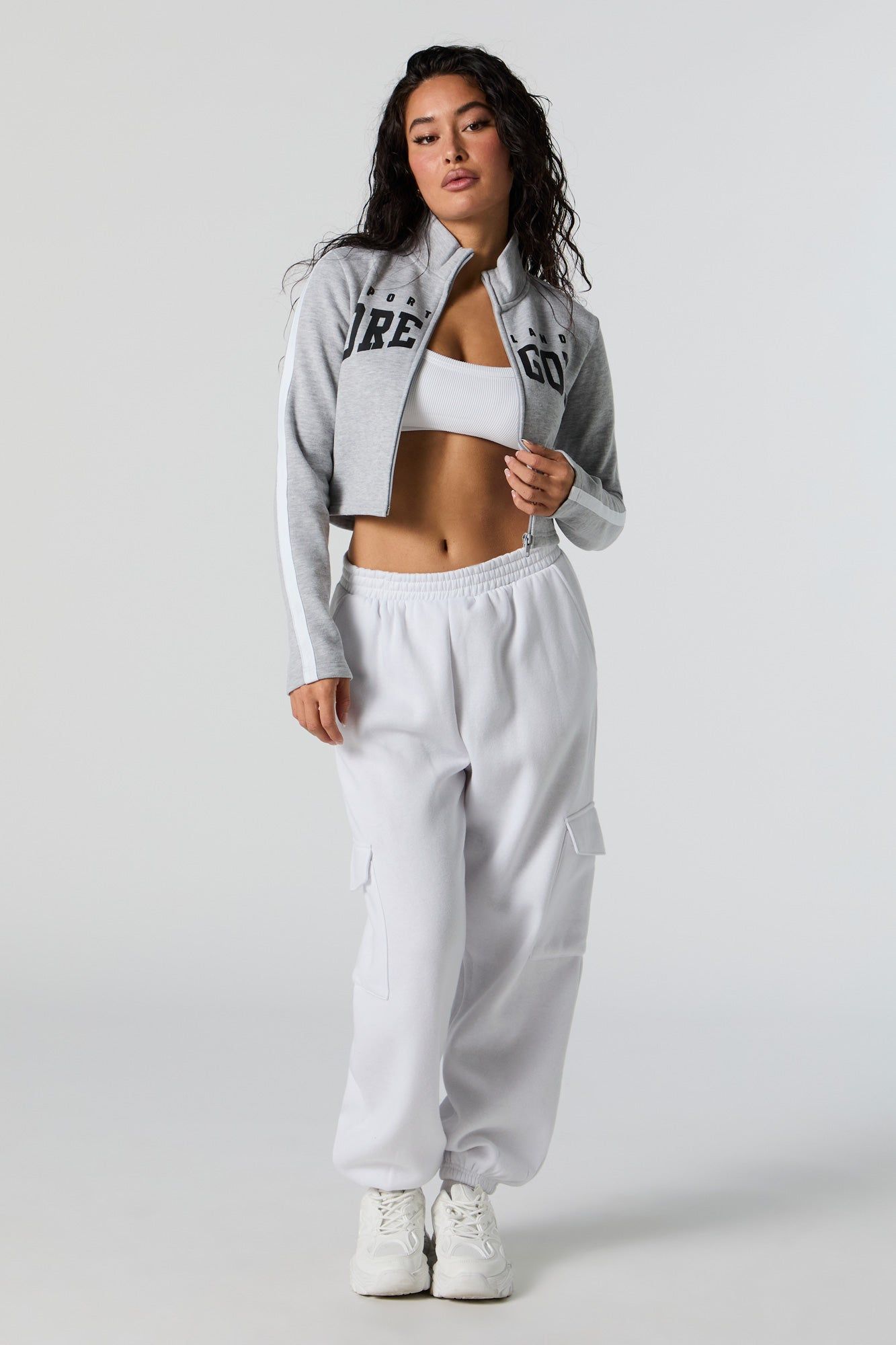 Oregon Graphic Zip-Up Sweatshirt sold by Urban Planet product image thumbnail 3