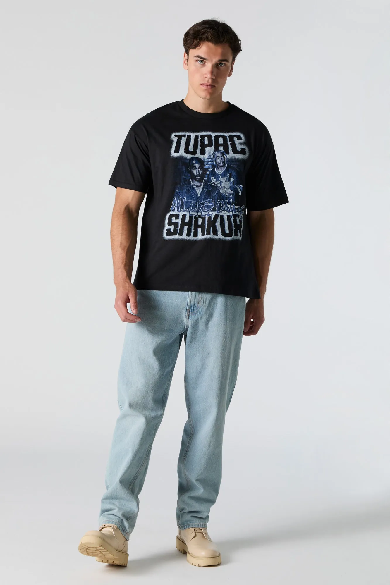 Tupac Shakur Graphic T-Shirt sold by Urban Planet product image thumbnail 3