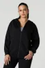 Oversized Fleece Zip-Up Hoodie sold by Urban Planet