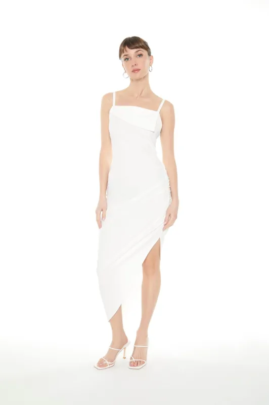 Asymmetrical Cami Midi Dress made by Forever 21