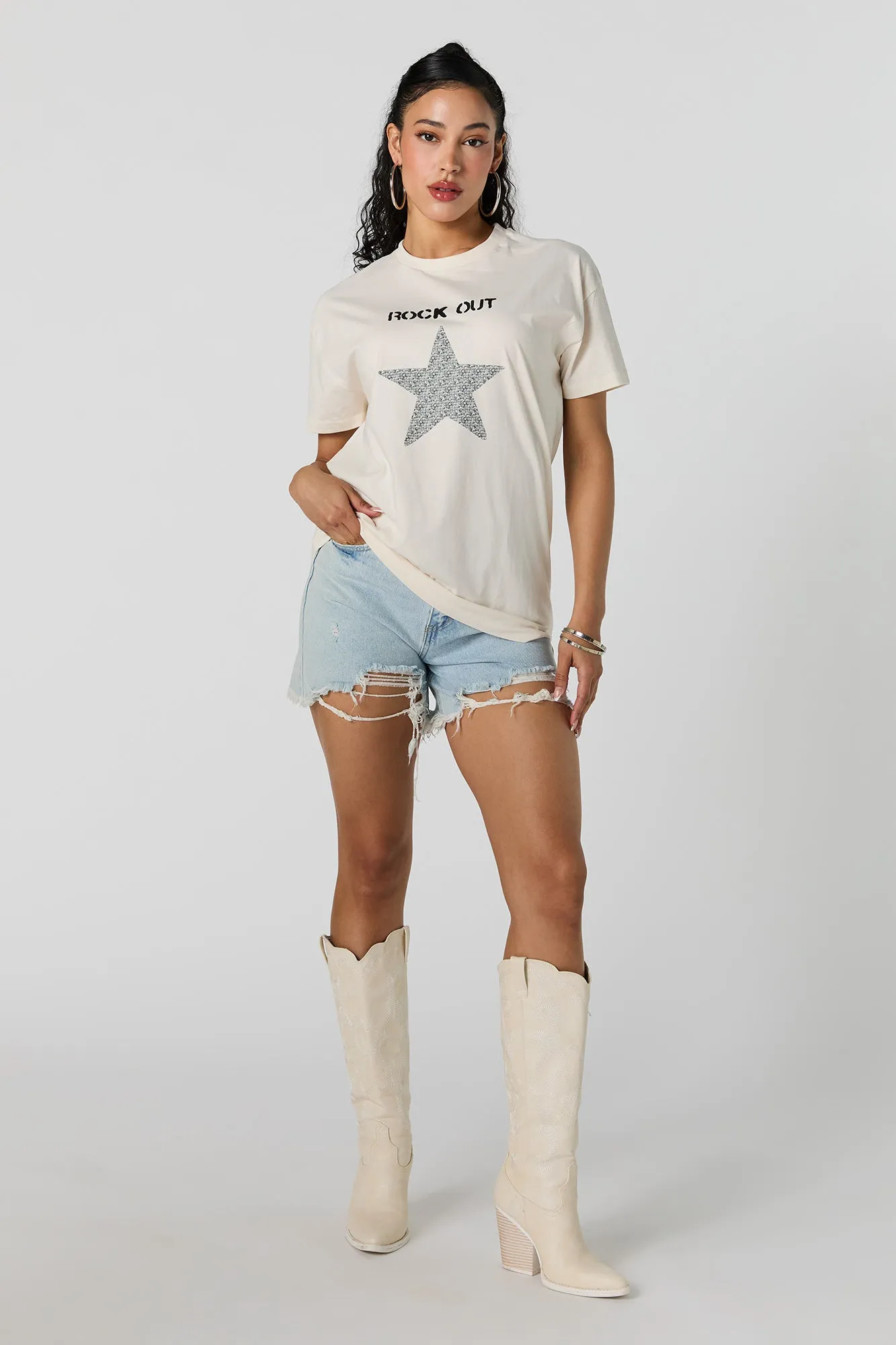 Rock Out Graphic T-Shirt sold by Urban Planet product image thumbnail 2