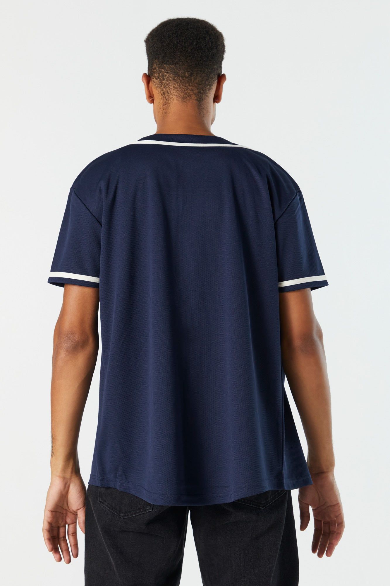 Jersey de baseball bleu à imprimé California sold by Urban Planet product image thumbnail 3