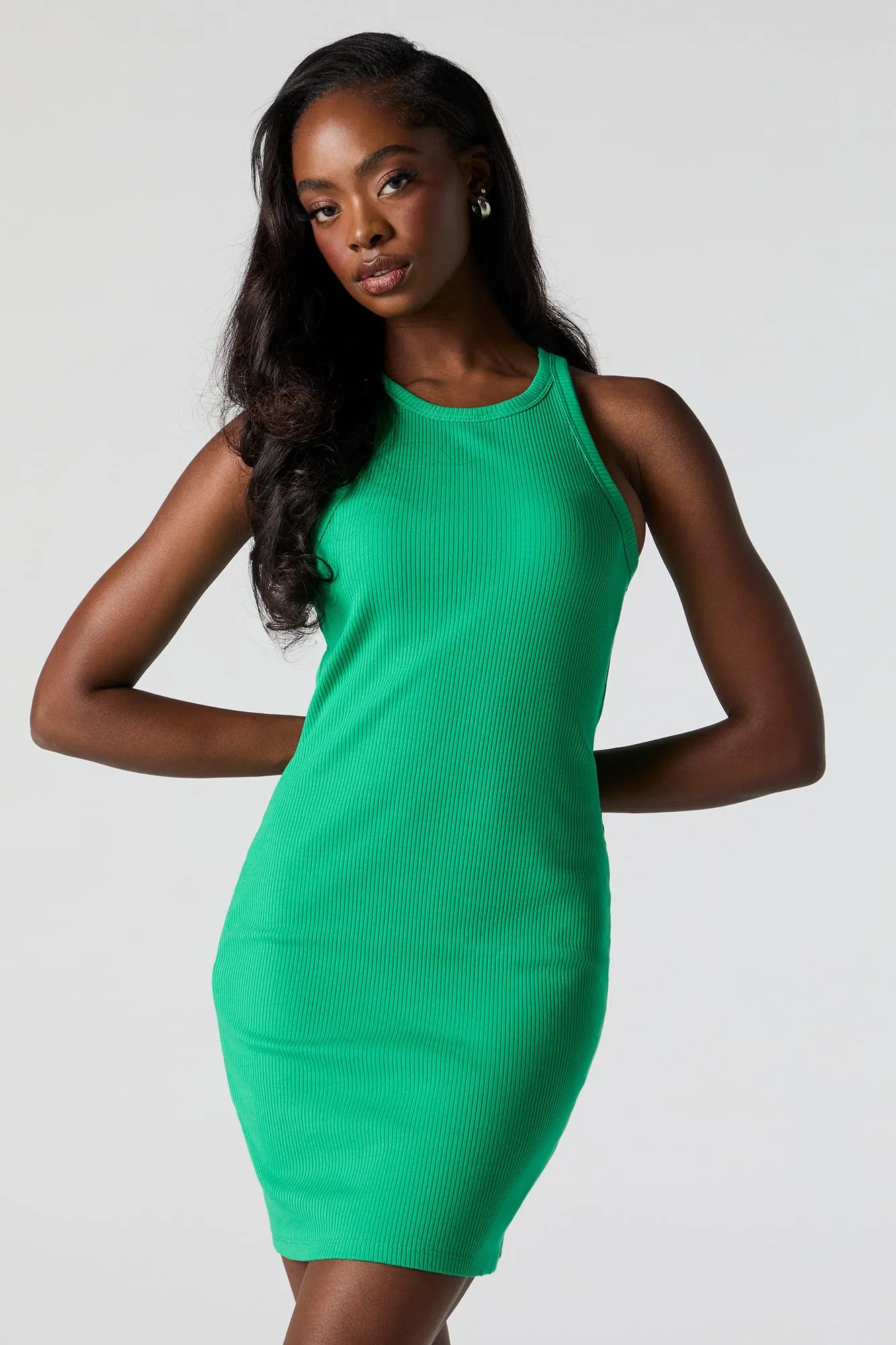 Ribbed Bodycon Mini Tank Dress sold by Urban Planet