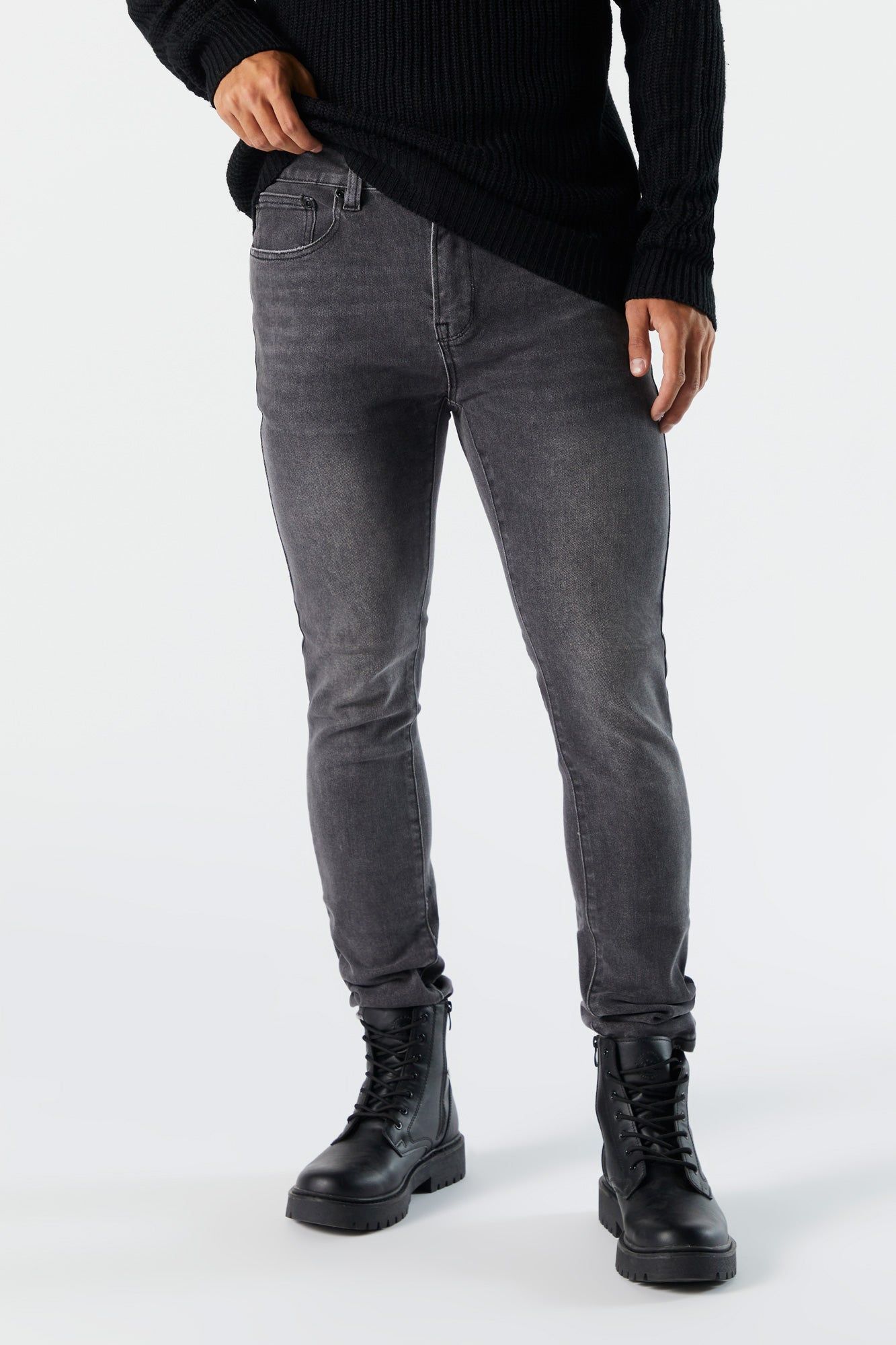 Grey Wash Skinniest Denim Jean sold by Urban Planet