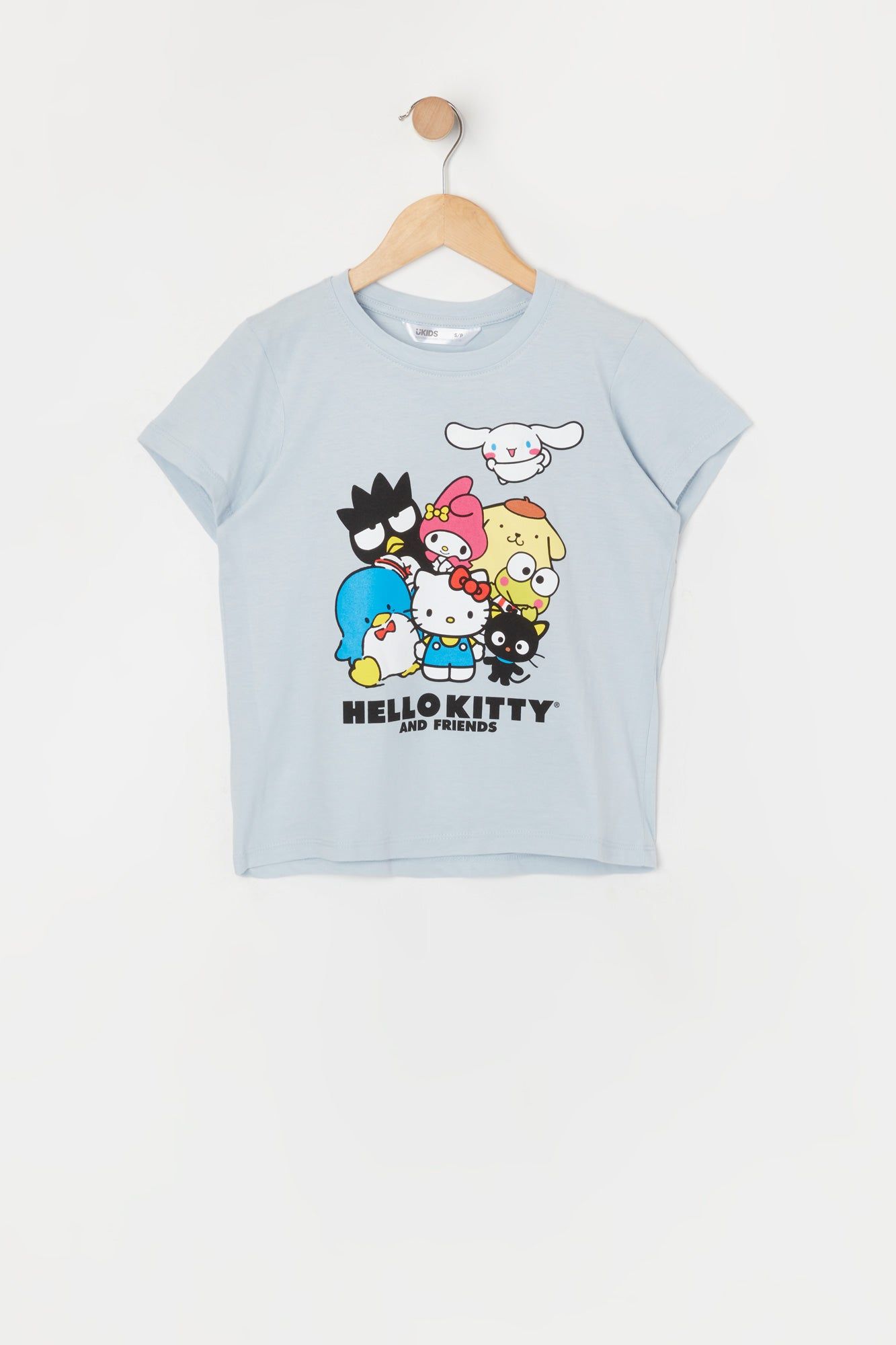 Girls Blue Hello Kitty Graphic T-Shirt sold by Urban Planet