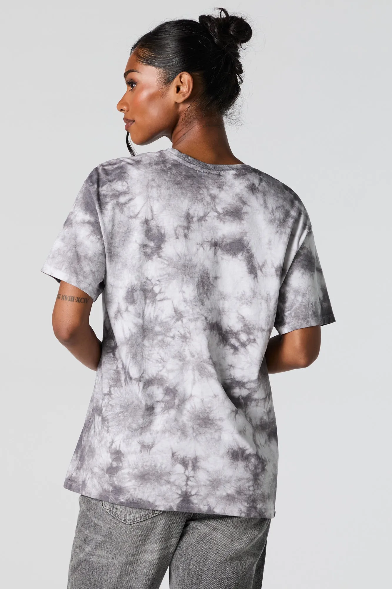 Nashville Graphic Tie Dye Boyfriend T-Shirt sold by Urban Planet product image thumbnail 3