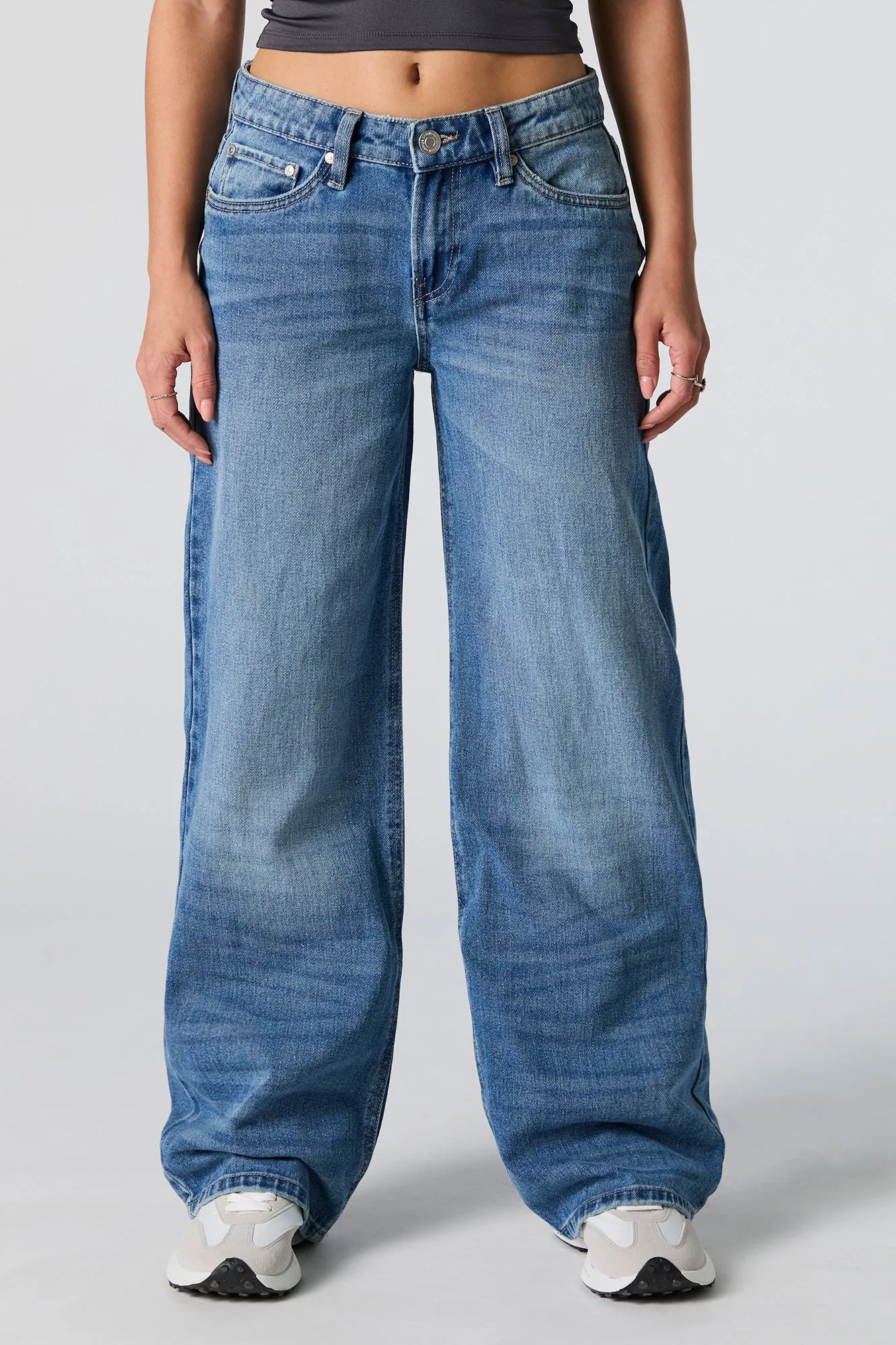 Dark Wash Low Rise Skater Jean sold by Urban Planet product image thumbnail 2