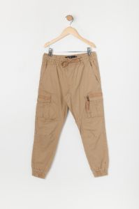 Jogger cargo décontracté avec fermeture à glissière pour garçons sold by Urban Planet